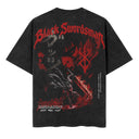 Berserk | Guts – Black Swordsman  Oversized Heavyweight Washed Tee
