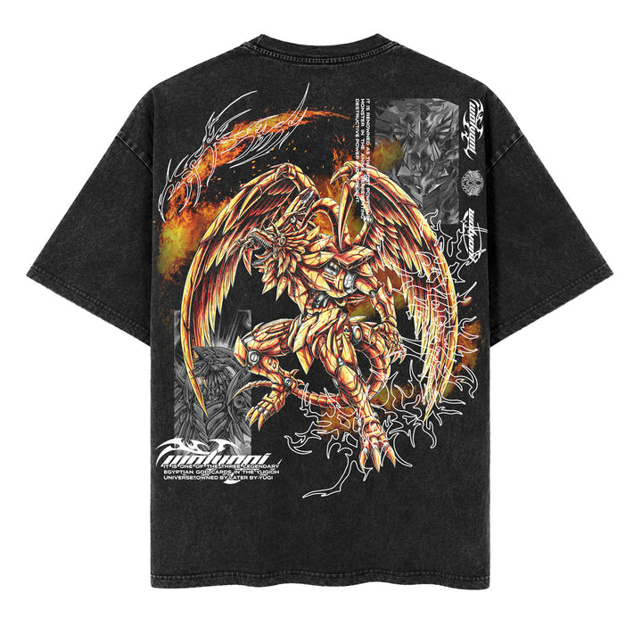 The Winged Dragon of Ra Oversized Heavyweight Washed Tee