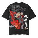 Naruto | Uchia Itachi Oversized Heavyweight Washed Tee