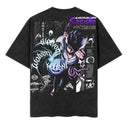 Naruto | Uchiha Sasuke Oversized Heavyweight Washed Tee