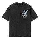 Yu Gi Oh!  | Blue-Eyes White Dragon Oversized Heavyweight Washed Tee