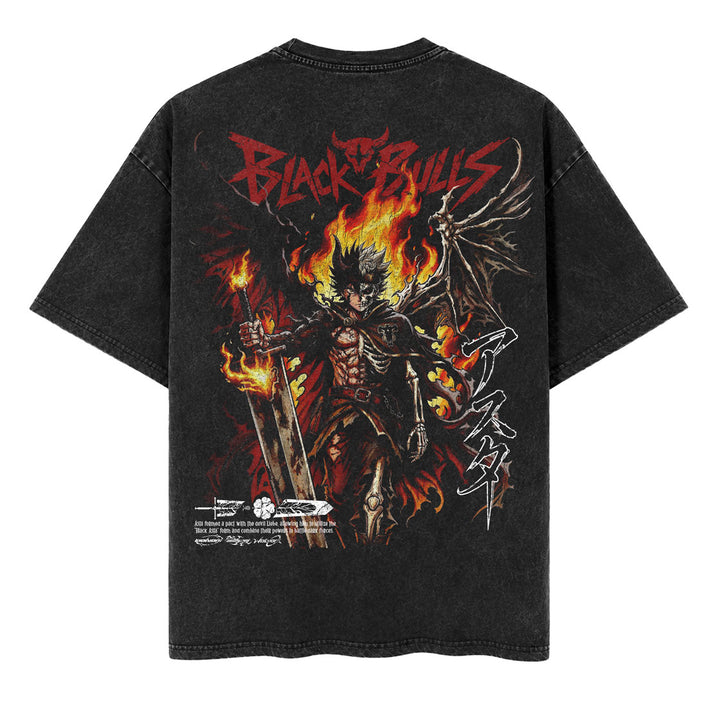 Asta Devil Union Oversized Heavyweight Washed Tee