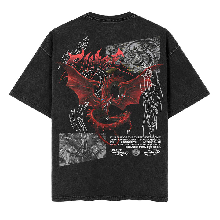Slifer the Sky Dragon V2 Oversized Heavyweight Washed Tee