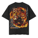 Halloween | Kyojuro Rengoku Oversized Heavyweight Washed Tee