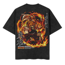 Kyojuro Rengoku Oversized Heavyweight Washed Tee