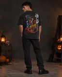 Halloween | Goku SSJ4 Oversized Heavyweight Washed Tee