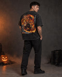 Halloween | Kyojuro Rengoku Oversized Heavyweight Washed Tee