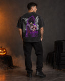 Halloween | Vegeta Ultra Ego  Oversized Heavyweight Washed Tee