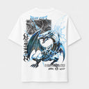 Yu Gi Oh! | Blue-Eyes White Dragon White Heavyweight T-Shirt